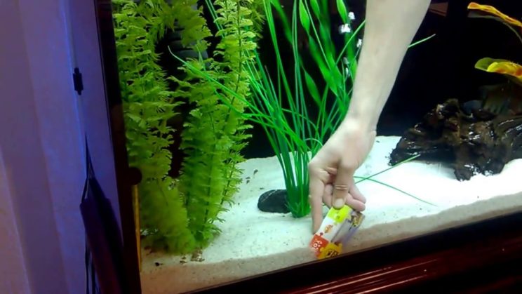 как очистить стекла в аквариуме